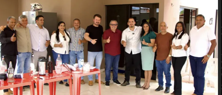 Jair Farias reforça base  e recebe apoio unânime à pré-candidatura a deputado federal em Campos Lindos