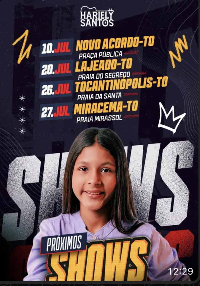 Hariely Santos: A Cantora que Conquista o Tocantins e arrasta multidões 