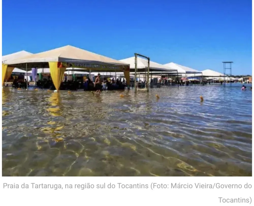 Temporada de Praias no Tocantins atrai 1,5 milhão de visitantes e movimenta R$ 919,5 milhões
